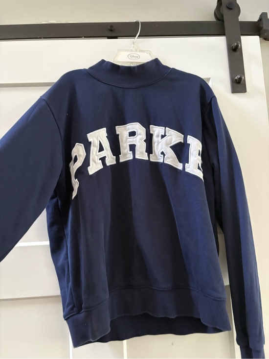 Parke Sweaters - PARKE Navy crew neck